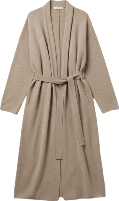 Women's Calf-Length Cashmere Cardigan