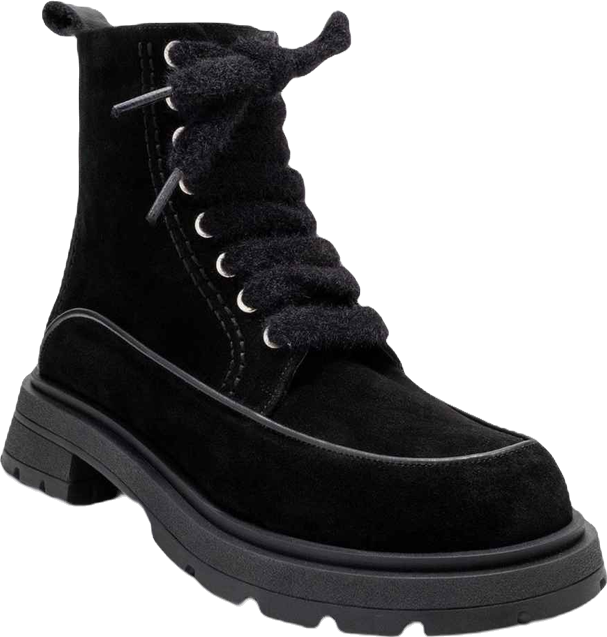 Mina Leather Combat Boot (Women)