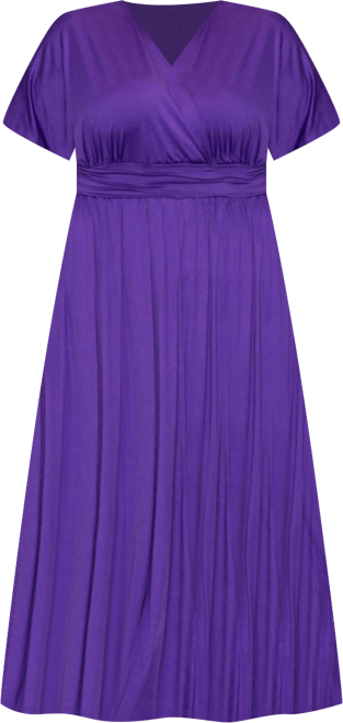 Plus Size Raffi Empire Waist Pocket Maxi Dress