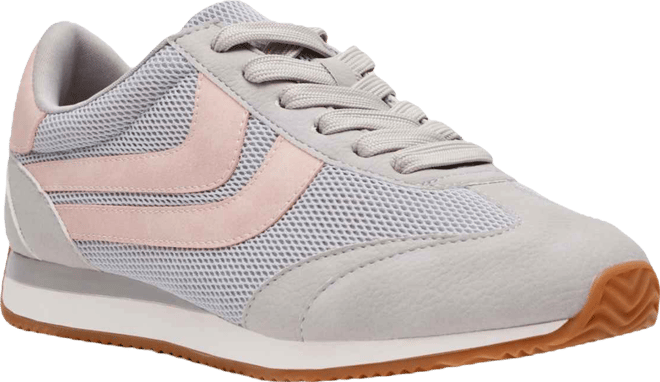 Women's Hype Round-Toe Lace-Up Sneakers