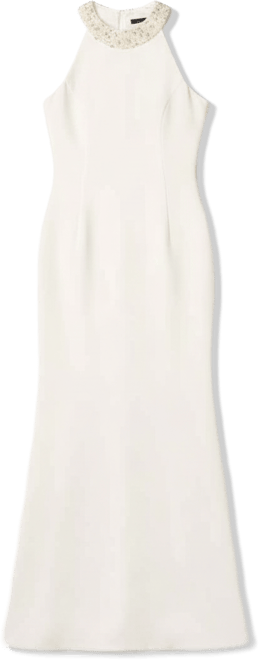 Women's Embellished Halter-Neck Gown