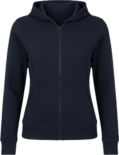 Women's Organic Cotton Cloud Brushed Fleece Zip Hoodie