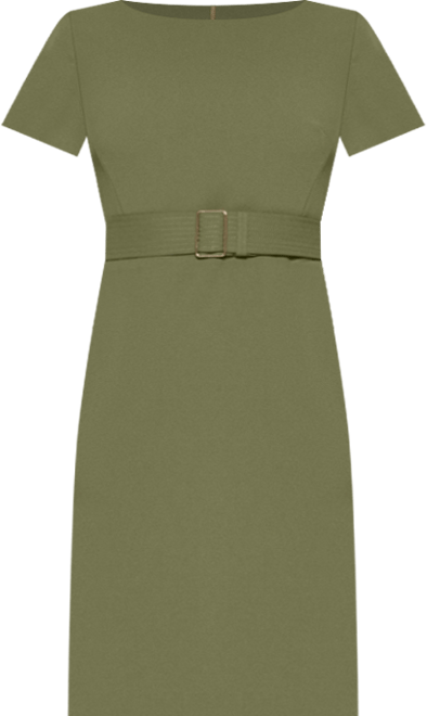 Women's Crewneck Short-Sleeve Dress