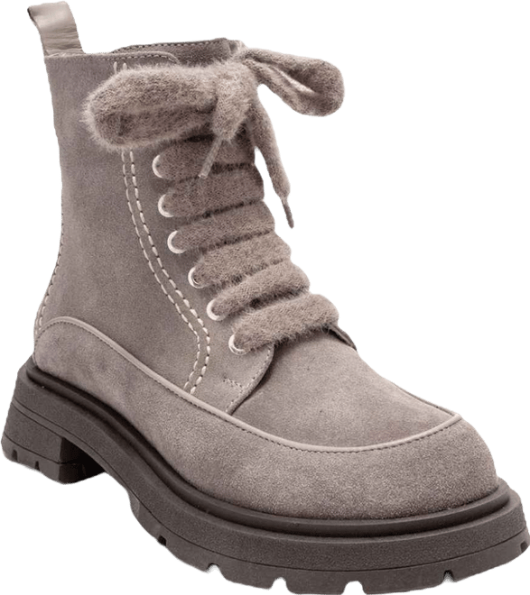 Mina Leather Combat Boot (Women)