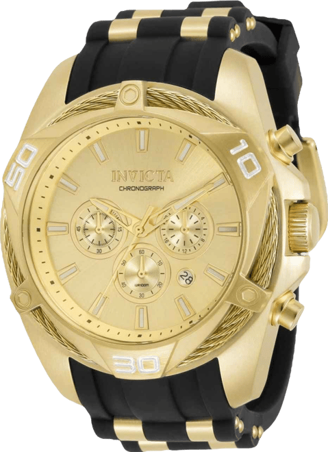 Men's 34142 Bolt Quartz Chronograph Gold Dial Watch