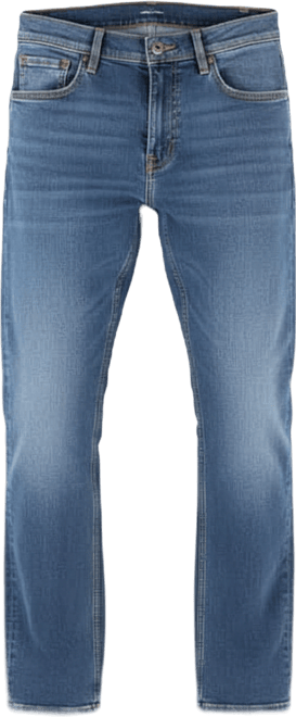 Devil-Dog Dungarees Men's Slim Straight Fit Performance Stretch Denim Jeans, Lincoln Wash