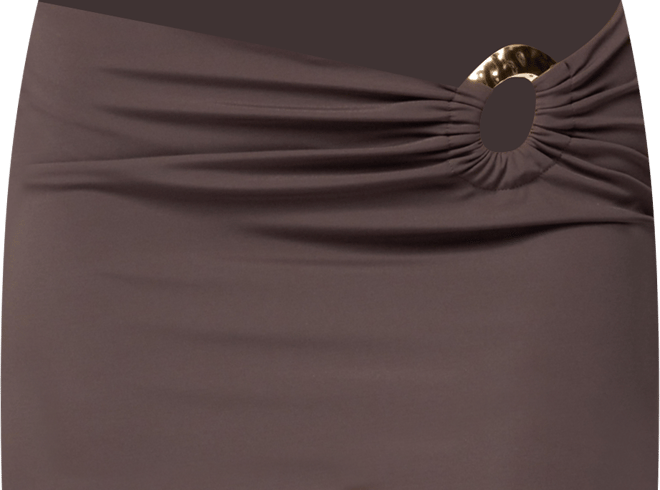 Women's Billey Metal Ring Mini Skirt