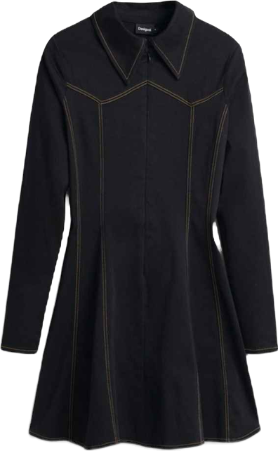 Women's Shirt dress with zipper