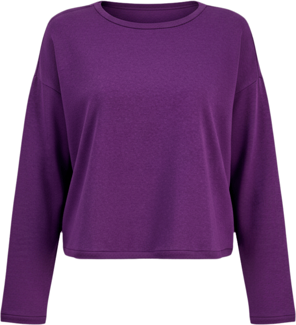 Women's Round Neck Cropped Box Top