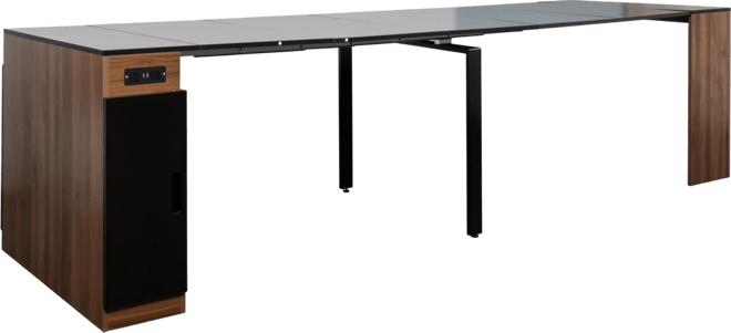 Extendable Dining Table with Outlet & Storage