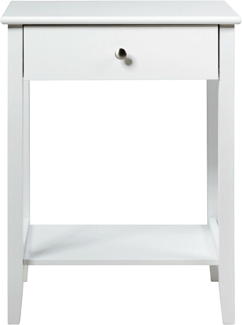 Wooden Nightstand End Table Storage Display