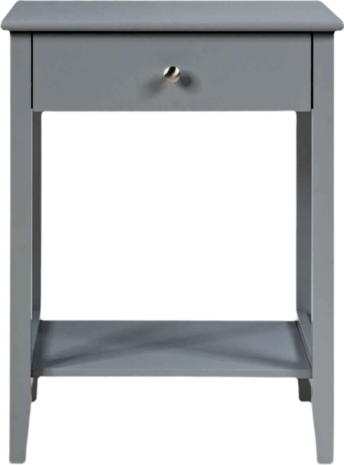 Wooden Nightstand End Table Storage Display