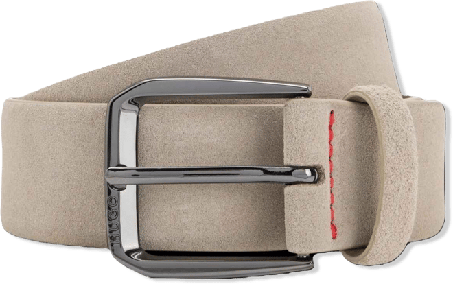 Men's Smooth Leather Dress Belt