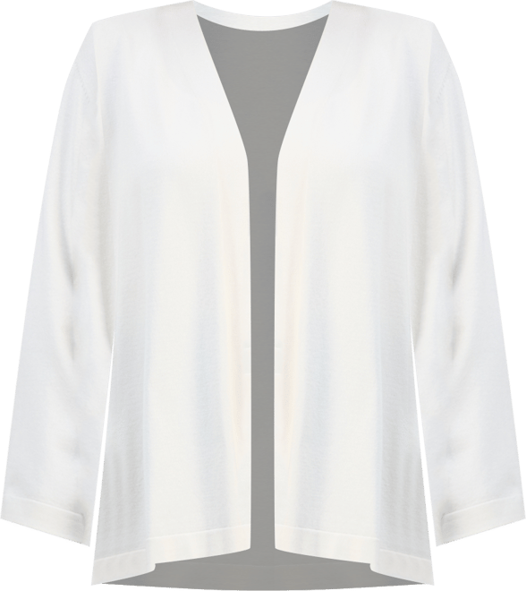 Ak Anne Klein Plus Size Open-Front Cardigan
