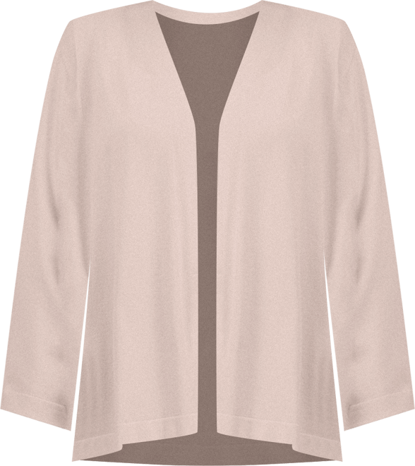 Ak Anne Klein Plus Size Open-Front Cardigan