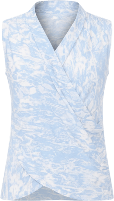 Women's V-Neck Front Crossover Wrap Tank Top