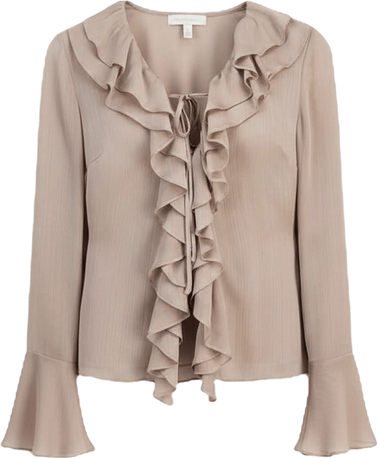 Women's Sana Ruffled Long-Sleeve Blouse