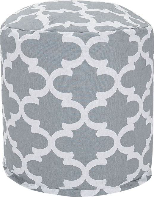 Majestic Home Goods Gray Trellis Small Pillow