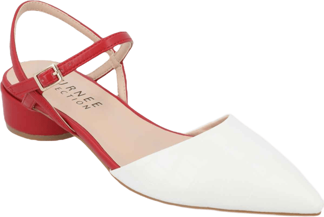 Women's Brynn Block Heel Pointed Toe Flats