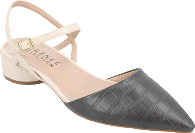 Women's Brynn Block Heel Pointed Toe Flats