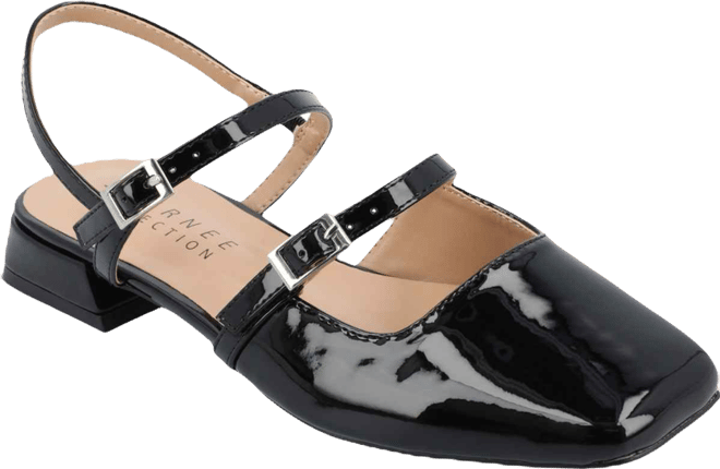 Women's Gretchenn Multi Strap Square Toe Mary Jane Flats