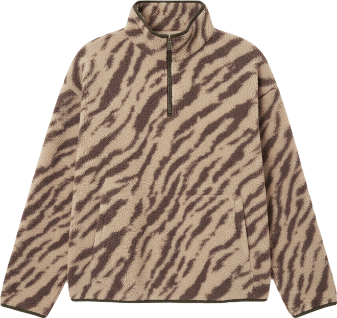 Women's New Plush Half Zip Sweatshirt