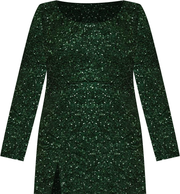 Women's Long Sleeve Sequin Cocktail Dress