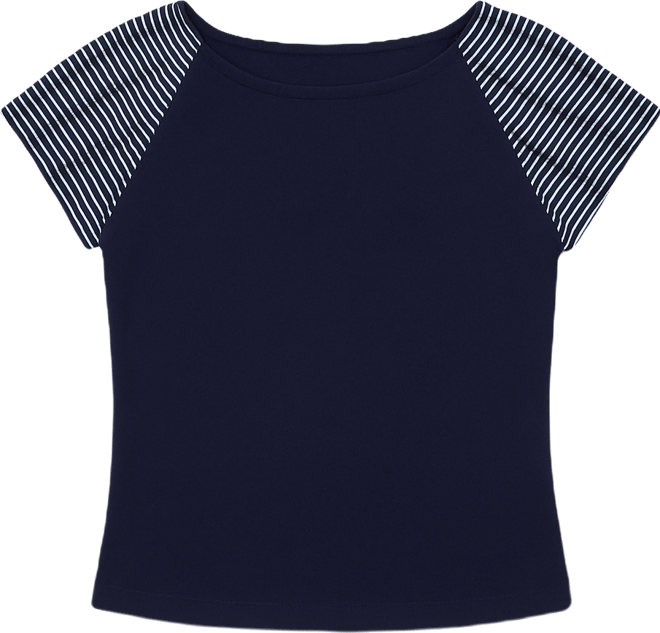 Womens Marina Raglan Stripey T Shirt