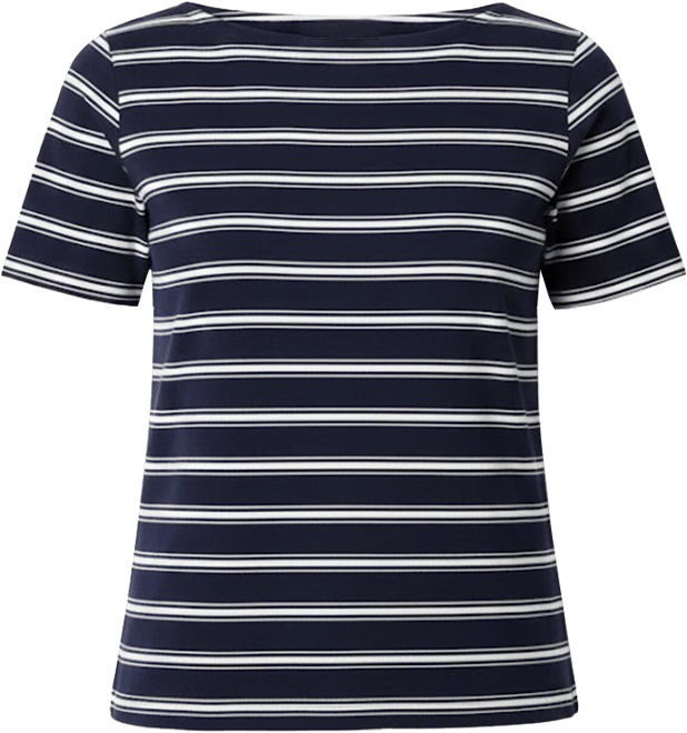 Women's Printed Boat-Neck Elbow-Sleeve Top, Macy's Exclusive