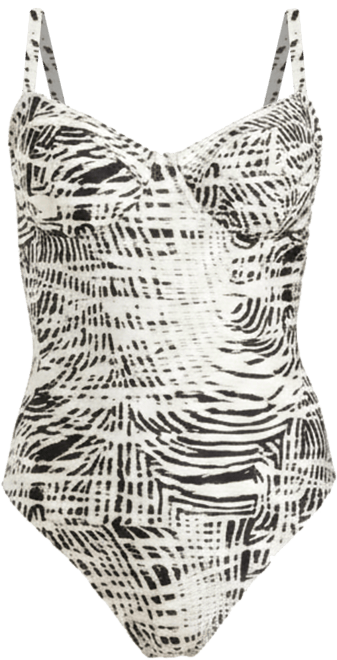 Women's Sweetheart Neck One-Piece Swimsuit