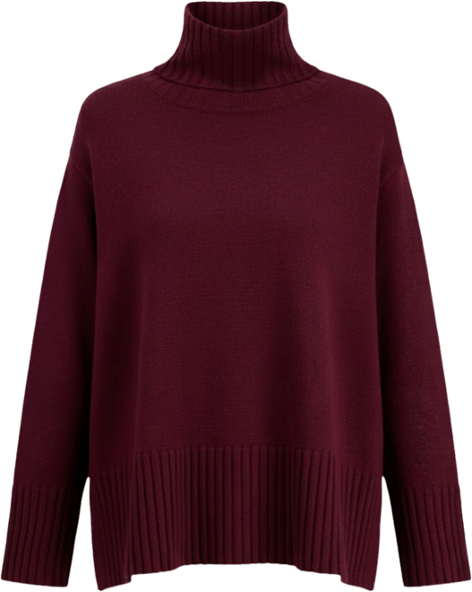 Women's Wool Turtleneck Sweater