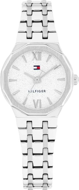 Women's Quartz Silver Tone Stainless Steel Bracelet Watch, 25mm