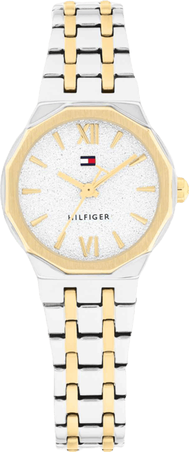 Women's Quartz Two Tone Stainless Steel Bracelet Watch, 25mm