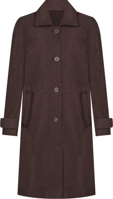 Women's Jupiter Wool Blend Balmacaan Coat