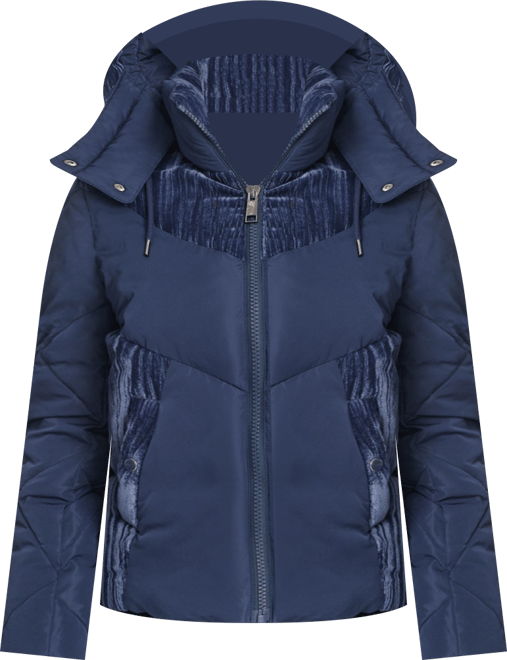 Women's Tayte Mixed Media Hooded Puffer Jacket