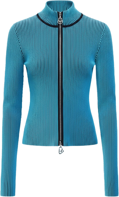 Women's High Neck Zipper Sweater