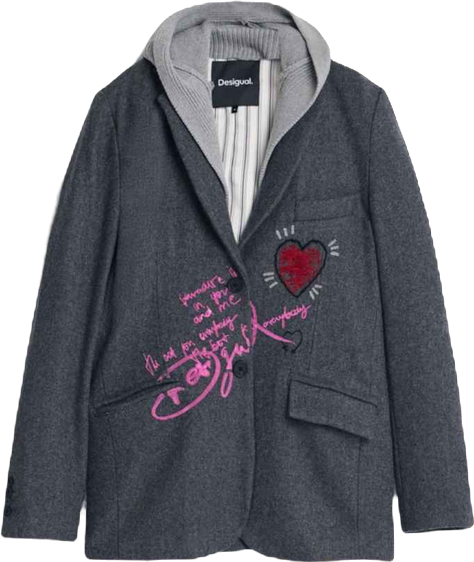 Women's Detachable knit blazer