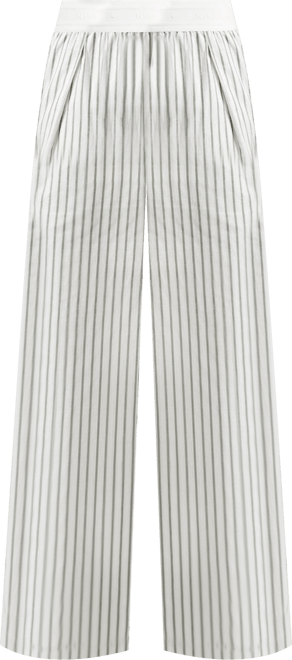 Nike Sportswear Chill Poplin Pants de tejido Woven a rayas de tiro medio holgados para mujer