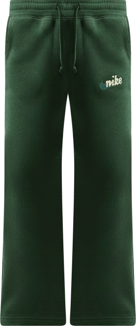 나이키 스포츠웨어 피닉스 플리스 여성 하이웨이스트 와이드 레그 로고 팬츠