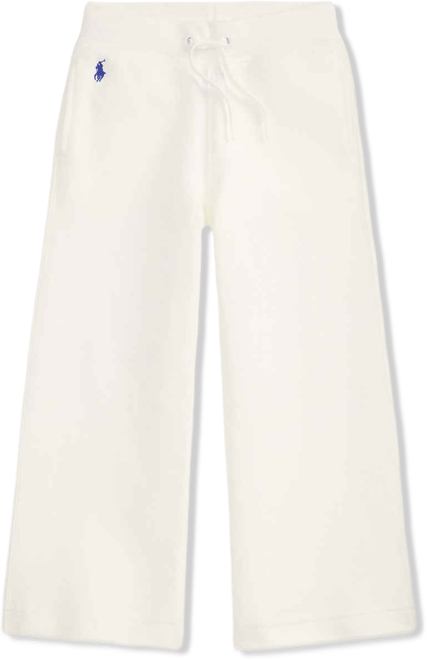 Girls' 2T-6X Wide-Leg Double-Knit Sweatpants