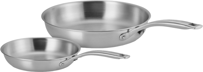 Essential Stainless Steel 2-Pc. Fry Pan Set