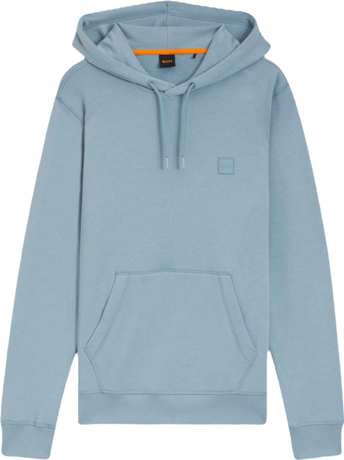 Boss by  Men's Regular-Fit Cotton Terry Logo Patch Hoodie