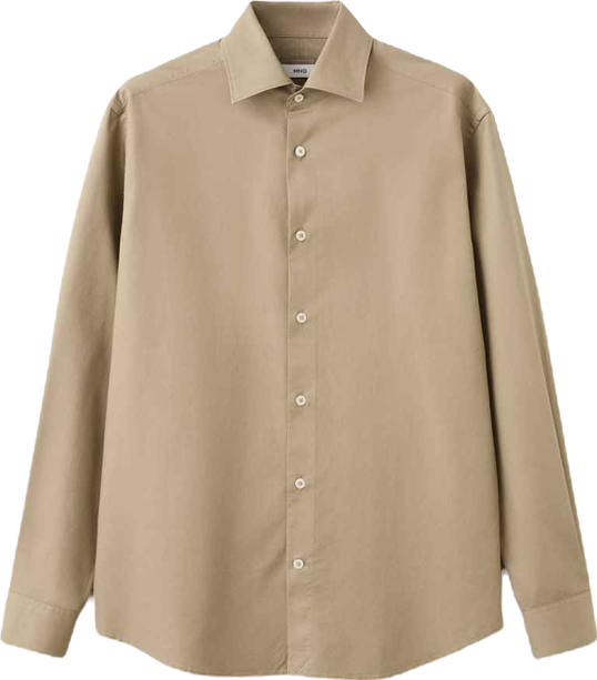 Men's Slim-Fit Lyocell Cotton Shirt