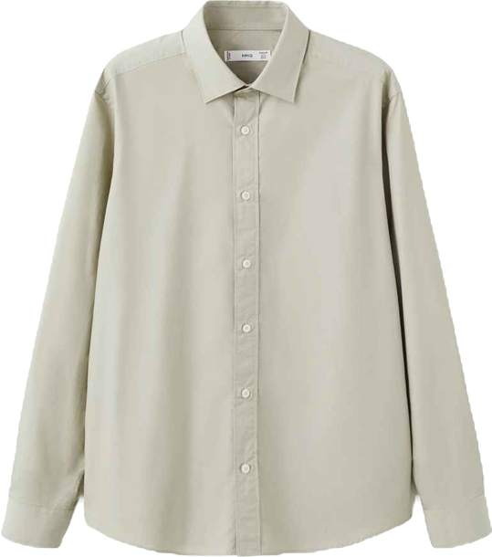 Men's Regular-Fit Cotton Shirt