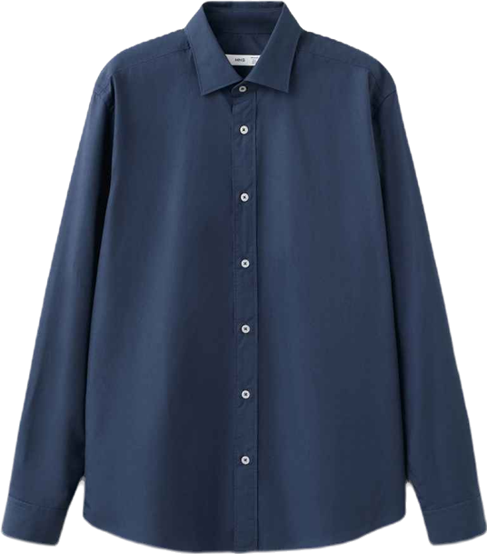 Men's Regular-Fit Cotton Shirt