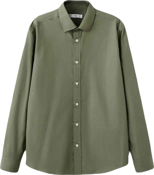 Men's Regular-Fit Cotton Shirt