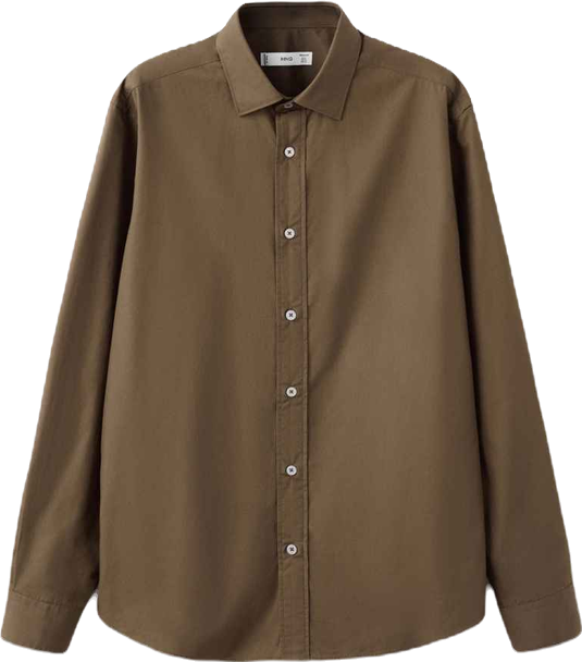 Men's Regular-Fit Cotton Shirt