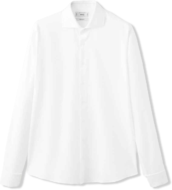 Men's Regular Fit Cotton Dress Shirt