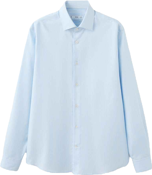 Men's Cotton Slim-Fit Striped Shirt