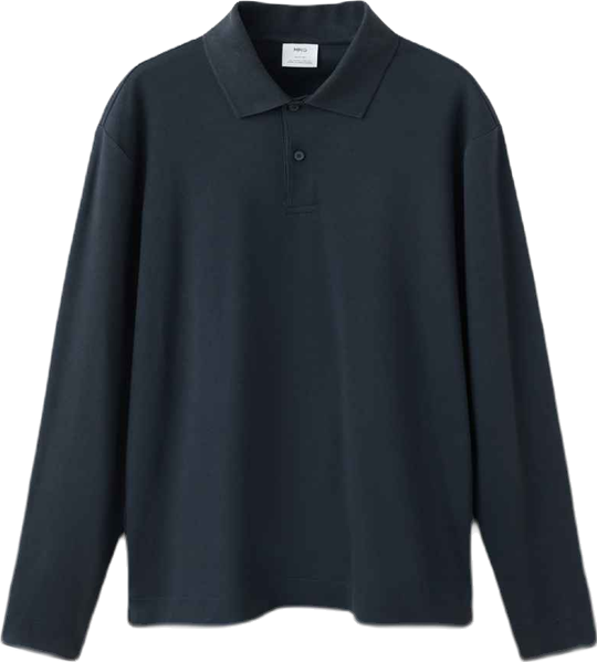 Men's Regular-Fit Knitted Polo Sweater